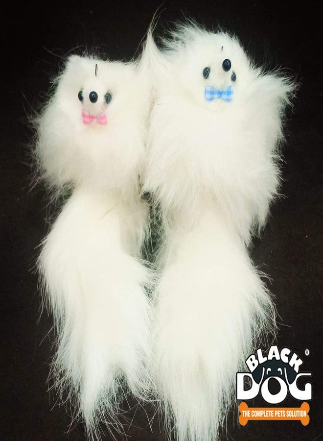 Black Dog Kitten Toys Mouse,Feathers with Mouse Inside Interactive Toys, Cat/Puppies/Kitten Exercise Toys, Safe for Your Kitty/Puppy (2 Pack) - Image 1